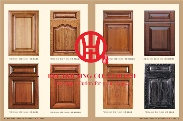 Modern Elegant Solid Wood Kitchen Cabinet with Excellent Design and Quality