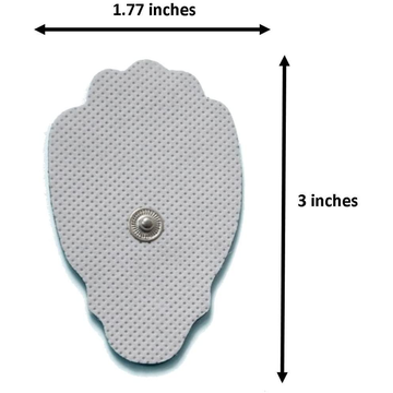 Hand Shape TENS Unit Electrode Pads Reusable Self-Adhesive Replacement Massage Pads
