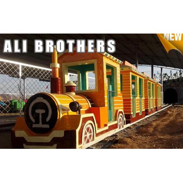 Outdoor Amusement Equipment Tourist Electric Train Games New Design Track And Trackless Train