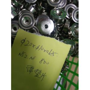 Cheap Permanent disc block ndfeb magnets with hole wholesale