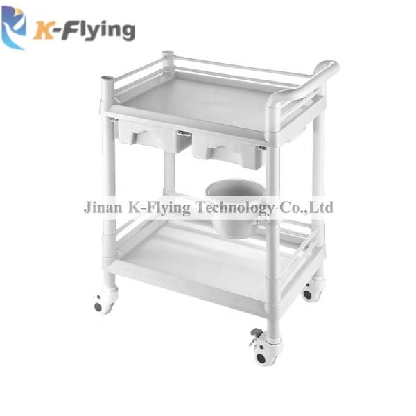 Hospital Furniture Equipment Nursing White Medical Trolley Cart