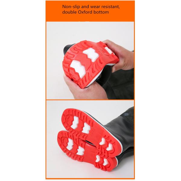 Drop Shipping Chest Wader High Waist Wading Pants 3-Ply Breathable Fishing Wader with Durable Stocking Boots