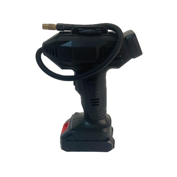 Convenient ABS Rechargeable Cordless Digital Air Pump With Digital Gauge 25.5*19.5*7.5cm