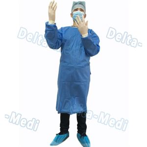 Buy cheap Blue Disposable Surgical Gown , SMS Surgeon Gown With Hand Towels from wholesalers