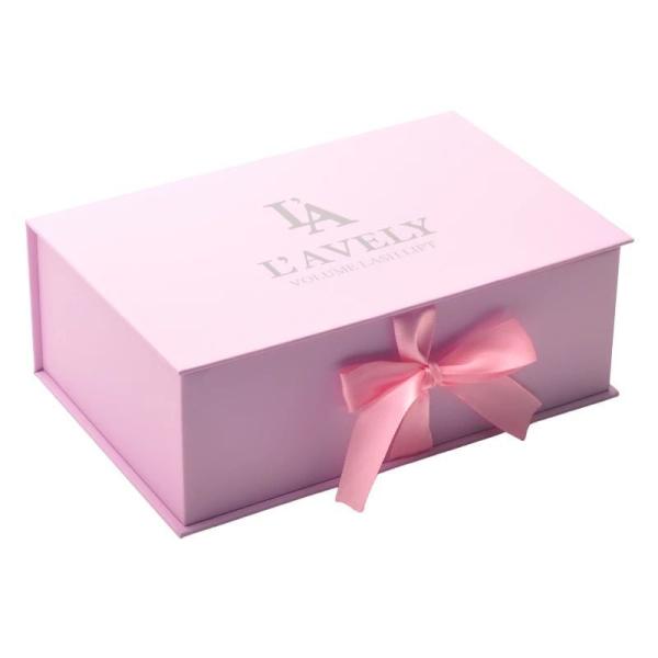 Middle Foldable Magnetic Gift Box Packaging For Tea Coffee Wig Human Hair Extension