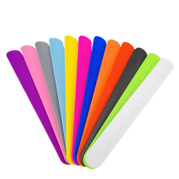 Customizable Silicone Slap Bracelet For Advertising Personalized Silicone Bracelet PromotionalBusiness Event Wristband