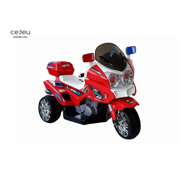 Classical 1 Motor 36 Months Police 6v Motorbike Ride On 3KM/H