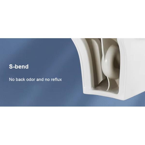 Bathroom Suite Siphonic Toilet Bowl Water Closet European Type One Piece OEM