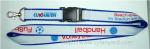 High Graded Jacquard Label Overlaid Lanyard With Metal Detachable Release Buckle
