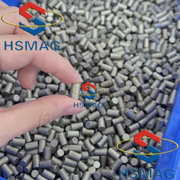 Round Super Strong Industrial SmCo Cylinder Magnet Rustproof Cylinder Magnets