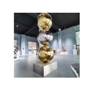 Cheap Custom Size Polished Stainless Steel Ball Sculpture wholesale