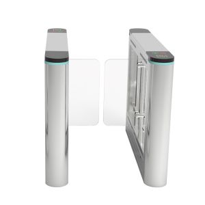 Cheap Pedestrian Swing Barrier Turnstile SUS304 Stainless Steel With RFID Reader wholesale