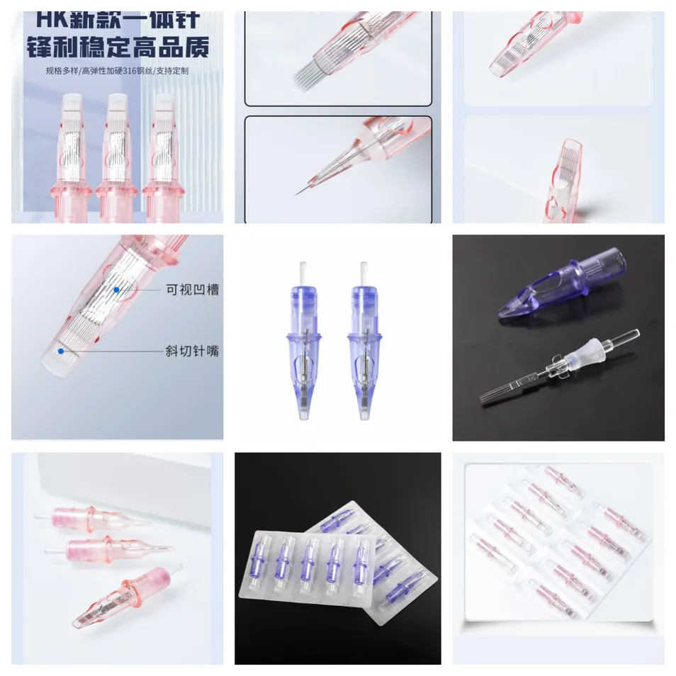 Precision Stainless Steel Tattoo Disposable Needles Customizable