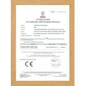 Jiangsu Xiangyou Medical Instrument Co., Ltd. Certifications