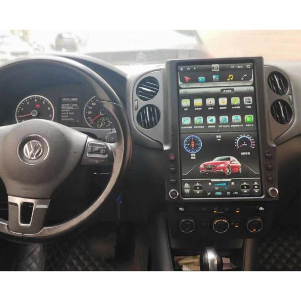 1920x1080 Tesla Style Car Screen Android 12 Navigation for Volkswagen Tiguan 2010-2016