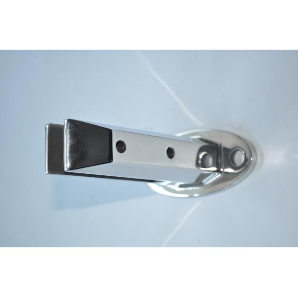 DECK MOUNT POOL FENCE SPIGOTS, STAINLESS STEEL GLASS GATOR CLAMPS