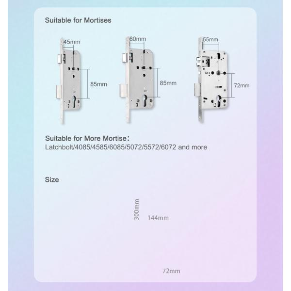Safe Password FPC Fingerprint Smart Digital Keypad Door Lock IP65