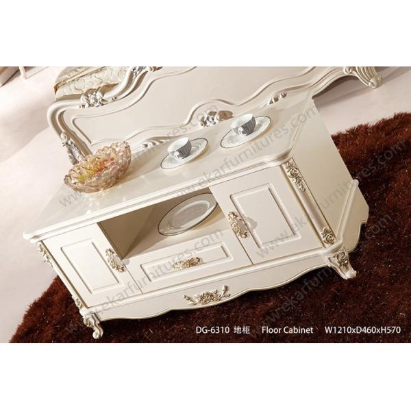 Modern Furniture Solid Wood Glass Cabinet Tv Stand TV 662