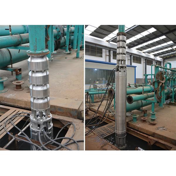 7.5kw - 410kw SS Sea Water Submersible Pump , Submersible Well Water Pump