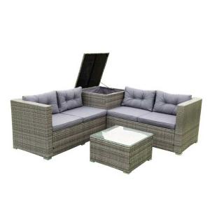 Cheap Wicker Patio Corner Sofa Set Customized Color Rattan Outdoor Furniture wholesale