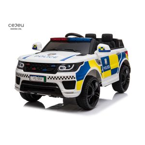 Children's electric car, four-wheel SUV police car