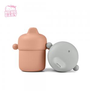 China 180ml Silicone Baby Cup Non Spill Feeding Cup Easy To Clean on sale