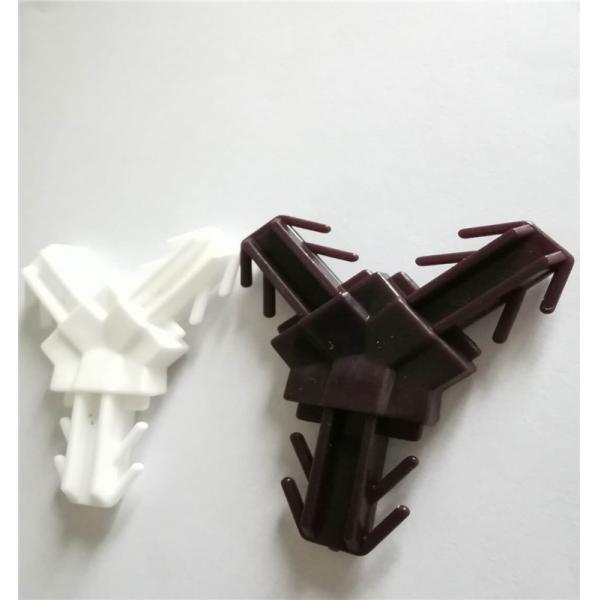 Customized Y Shape Plastic Corner Connector Aluminium Georgian Bar Accessories