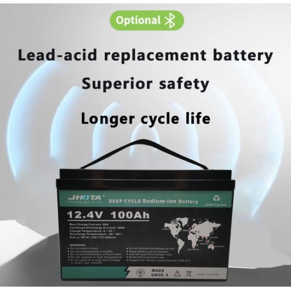 12.4V 100Ah Sodium Ion Battery Pack 4000 Cycles Lead Acid Replacement