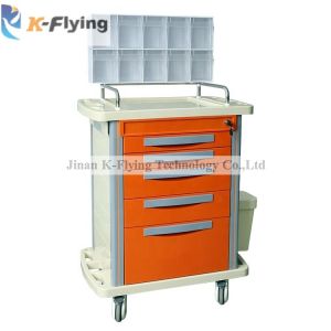Abs Plastic Movable Anesthesia Hospital Medical Trolley Cart