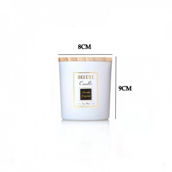 Custom Logo jars in bulk for candle making Decorative Gift Multi-Color Luxury Frosted glass Candle Jar With Lid