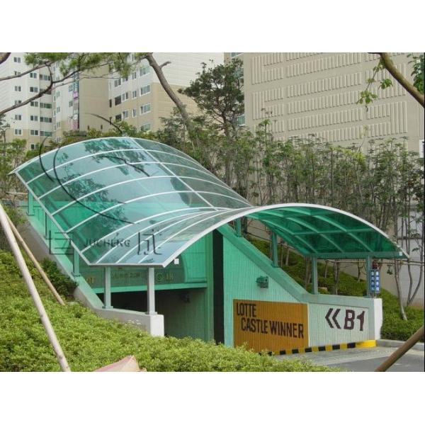 Green Polycarbonate Solid Sheet 1.0mm-18.0mm for Architectural Panels
