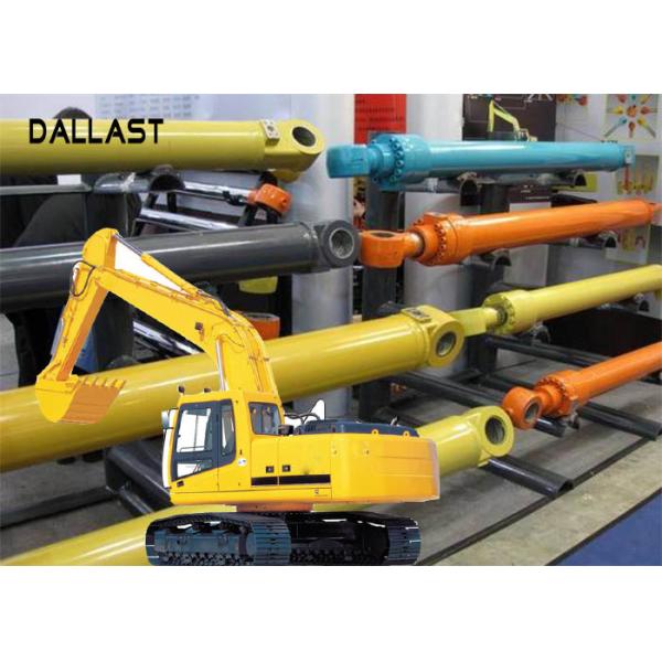 Chromed Piston Dump Trailer Hydraulic Cylinder Double Acting For Industrial Trucks