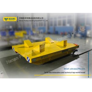 Heat Resistant Coil Transfer Trolley / Warehouse Carts Material Handling