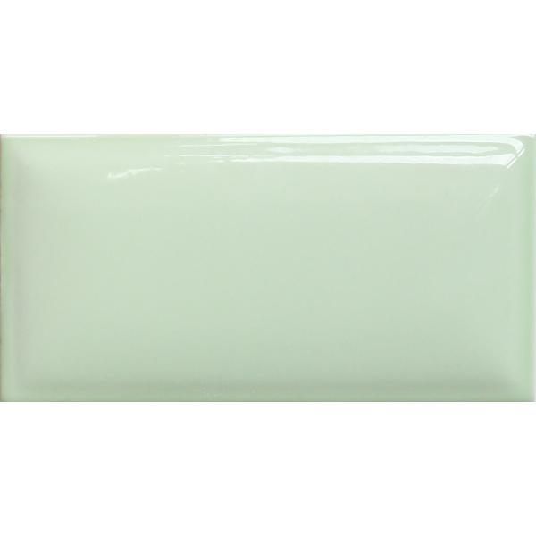 Bathroom Wall Small Subway Tiles 75x150mm with Green Color Glossy Surface
