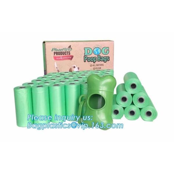 Nappy Baby Disposable Diaper Sacks, Degradable scented disposable baby diaper sack, green tie handle baby diaper sack