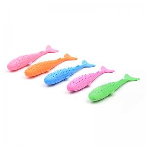 Cheap Food Grade Pet Play Toys Fish Type Durable Anti - Aging Size 165 * 35mm wholesale