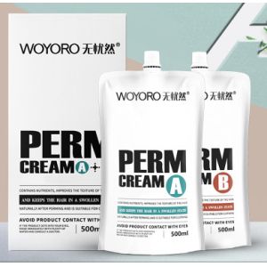 China Anti Frizz Natural Curl Hair Cream 500ml*2 For Long Hair Curling on sale