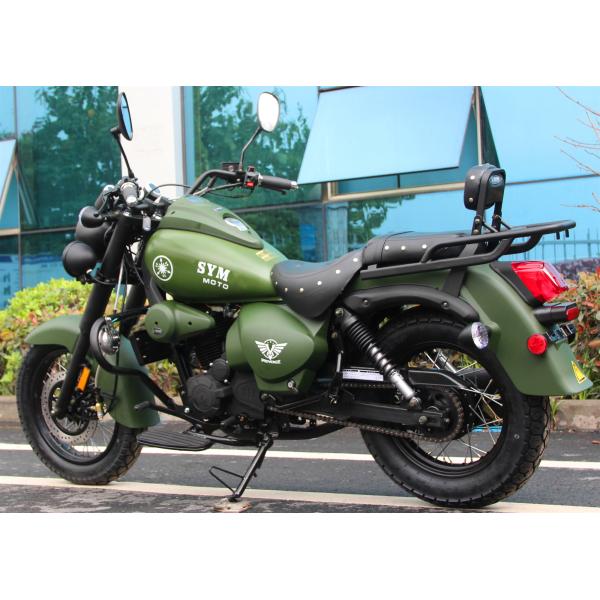 GR250-QF Dirt Bike Road Bike Green Color Chain Transmission Disc Brakes