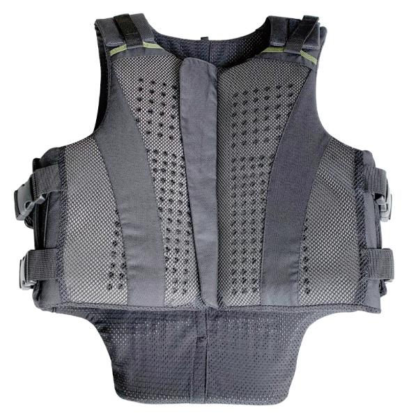 Black Horse Riding Body Protection Vest Sport Protective Gear