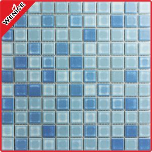Cheap indoor BLUE variable Glazed Ceramic Mosaic Tiles wholesale