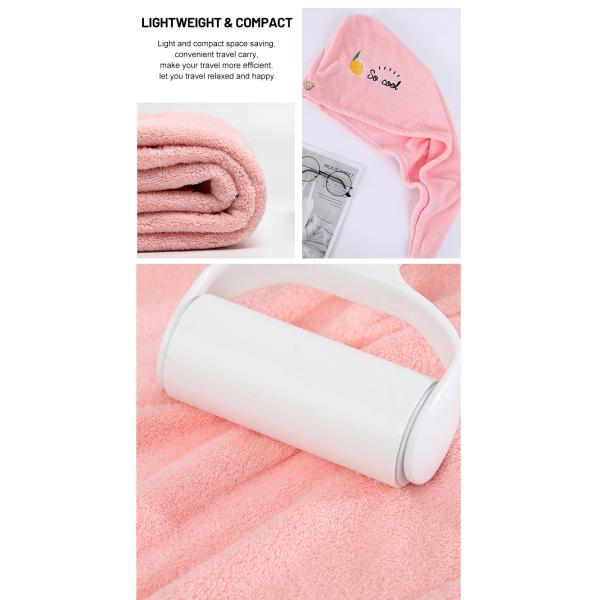 Square Magic Super Absorbent Microfiber Hair Towel Wrap for Women Quick Dry Turban Wraps Hair Drying Towel