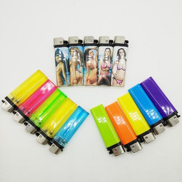 Customizable Dy-80 Disposable Colorful Butane Gas Flint Lighter from Chinese Market