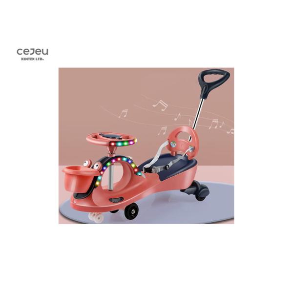 Front Basket Kids Swing Cars 36 Months Wiggle Car Blue Pushrod Pull By Parents