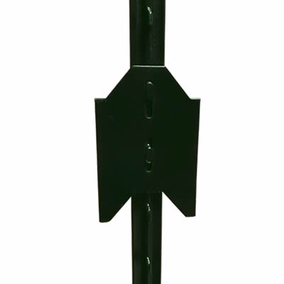 Black Bitumen Metal T Post Fence / Y Fence Post Australia Star Picket