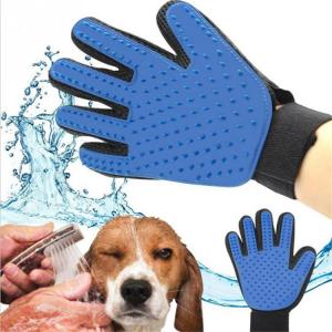 Cheap Pet Grooming Glove For Cats Hair Brush Comb Dog Cleaning Massage Glove Animal Deshedding Gloves Effcient Bath Silicone C wholesale