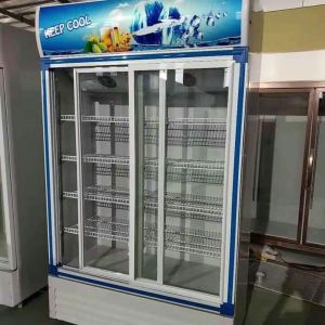 Refrigerated Wine Sliding Door Display Fridge 768L