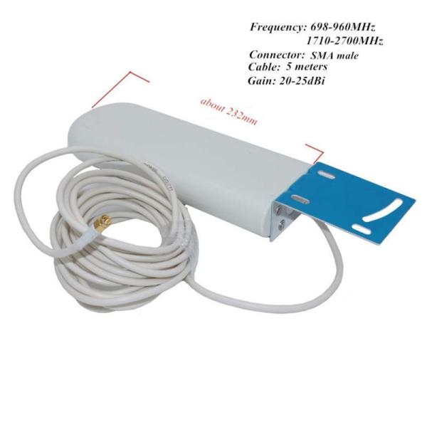 4G Antennas SMA WIFI Router Cable 3g 4g LTE Antenna 2.4Ghz Outdoor Antenne With 5m Cable For Huawei ZTE Router Modem Mal