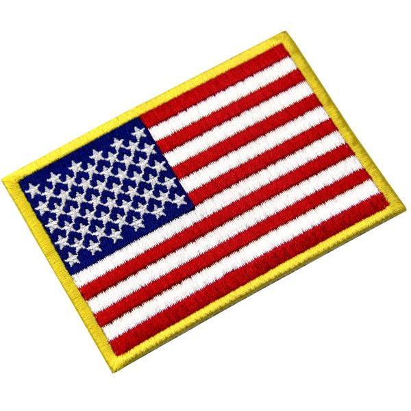 American US Flag Custom Velcro Patches / Washable Tactical Badges