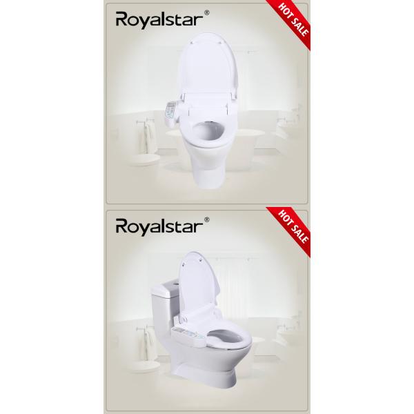 Dual Nozzles Electric Bidet Toilet Seat ABS Shape For Bathroom 505 * 470 * 170mm