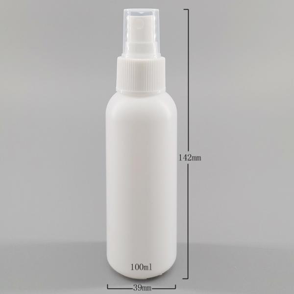 HDPE White Round 39*142mm 3.38oz Spray Bottle Makeup